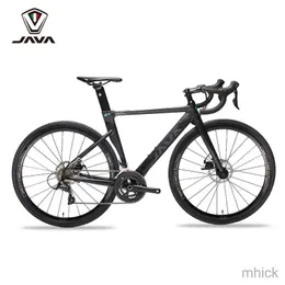 Pedały rowerowe Java Siluro 3 Rower szosowy 22 -prędkość roweru z włókna węglowego Adorka Dorosły Hamulec z włóknem węglowym przednie widelec aluminiowy Rama Siluro3 Cykl M230409