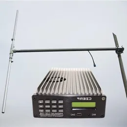 FreeshIppingCZH-15B CZE-15B FU-15B 15W FM Radio Transmitter DP100 DIPOLE HIGN GAIN ANTENNAステーションキット