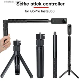 Selfie Monopods Invisível Selfie Stick para Insta360 X3 Bullet Time Tripé portátil para Insta 360 ONE X2 ONE RS GoPro Selfie Stick Acessórios Q231110