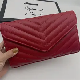 Ladies Fashion Designer Bag Pure Color Classic Envelope Bags Women Portable Shoulder Bag Metal Chain Luxury Handväskor Multi Tillfälle Användning