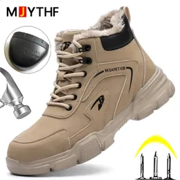 Güvenlik ayakkabıları Güvenlik ayakkabıları erkekler anti-smass anti-punture iş spor ayakkabıları çelik ayak ayakkabıları hafif rahat güvenlik botları yıkılmaz ayakkabılar 231110