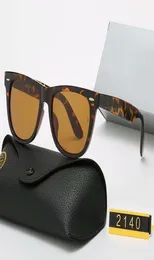 Ray Aviator Sunglasses Vintage Pilot Sun Glasses Bans UV400 Men Women Ben Mirror 2140 54mm Glass Lenses With Case9050389
