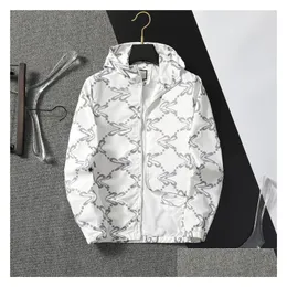 Projektant Męskie kurtki odzież France marka Sunsn Bomber Jacket Oreshwear Płaszcz Modna Hombre Casual Streetco 0041 Drop dostawa DH4BA