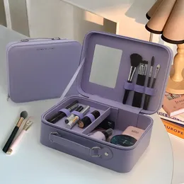 Borse per cosmetici Custodie Borsa per cosmetici da esterno Borsa per cosmetici da donna per trucco Multifunzione Cosmetici Organizer per cosmetici PU Scatola per cosmetici Valigia 231109