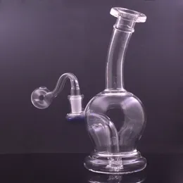 Hurtownia 14 mm żeńskie platformy DAB rurka wodna 7 cali szklana bong recykling bong bong z 14,5 mm stawem męskie rurki palnikowe oleju