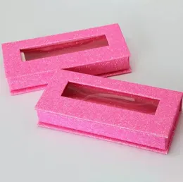 Wholesale Bling Glitter False Eyelash Packaging Box Fake 3d Eyelashes Boxes Magnetic Case Lashes Empty Box dh86733