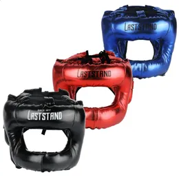 Caschi da sci Protezione per la testa chiusa in PU Ponte del naso Casco da combattimento per boxe Protezione completa per allenamento circostante per maschera da sci da combattimento libero 231109