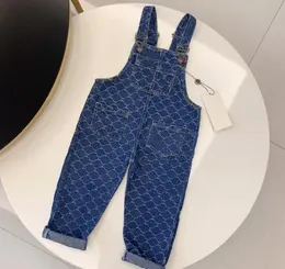 Yeni çocuk giyim setleri kız çocuk denim ceket dış giyim üst kot palto moda klasik tulum şort bebek pantolon ceket 4 stilleri çocuk takım elbise A03