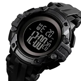 Relógios digitais masculinos pretos luminosos 50m à prova d' água esporte despertador à prova de choque relógio eletrônico masculino reloj hombre 1545 wris275m