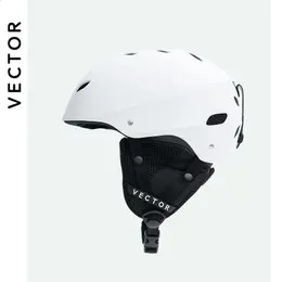 Ski Helmets VECTOR Man Women Snowboard Snowmobile Ski Helmet CE Certification Adult Windproof Skating Skateboard Snow Sports Cycling Helmets 231109