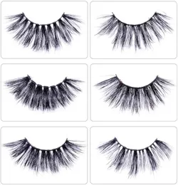 12 Styles 3D Mink Eyelashes Custom Private Label Natural Long 25mm Fluffy Mink Lashes Handmade90014506322735