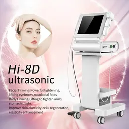 2024 Nyaste HIFU Portable smärtfri 3D 4D 5D 7D 8D 9D HIFU Korea Machine Face Lyftande Anti-Wrinkle Salon Device Body Slimming Focused Ultrasonic HI-8D