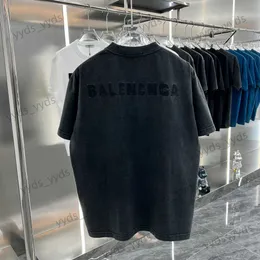 Herren-T-Shirts Plus-T-Shirts für Herren Polos Bestickte und bedruckte Sommerkleidung im Polar-Stil mit Rundhalsausschnitt aus reiner Street-Baumwolle 1d2a T230410