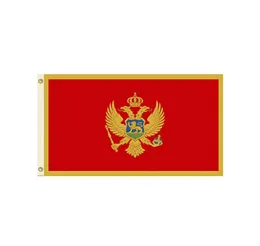 Flagg av Montenegro 150x90cm 3x5ft Billiga anpassade flaggor utomhus inomhusanvändning för festival hängande reklam2970618