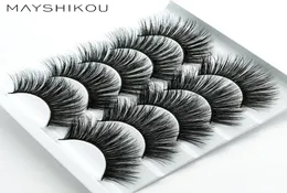 Mayshikou 3d 5ペアまつげの伸展自然症スタイルFales Eye Lashes Sypy Hair Faux Mink H6761308