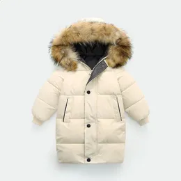 Giubbotti Moda invernale Bambini Piumini spessi Ragazzi Cappotti Parka caldi Abbigliamento per bambini Per 310 anni Ragazzo Ragazza Grande collo di pelliccia Capispalla 231109