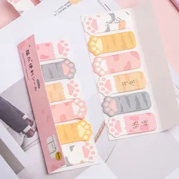 Notepads Mengtai Cute Cat Claw Diary Fixed Scraper Index Bookmark Decoration Kawaii N Time 230408