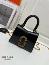 2023 Design de luxo feminino novo ombro único crossbody bolsa de ampulheta portátil