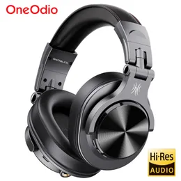 Cell Phone Earphones Oneodio Fusion A70 Bluetooth 5.2 Headphones Hi-Res Audio Over Ear Wireless Headset Professional Studio Monitor DJ Headphones 72H 231109