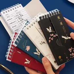 Notepads 86 tables Chinese style patterned notebook notepad vocabulary writing diary schedule books office stationery 230408