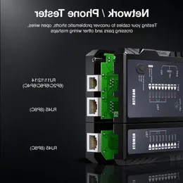 프리 시핑 네트워크 케이블 테스터 RJ45 RJ11 네트워크 LAN 이더넷 RJ45 케이블 테스터 도구 LAN 네트워킹 도구 네트워크 수리 UEION