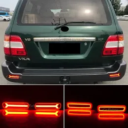 Auto Stoßstange Hinten Reflektor Für licht Für Lexus LX470 Für Toyota Land Cruiser 1998-2007 LED Brems Rückleuchten blinker lampe