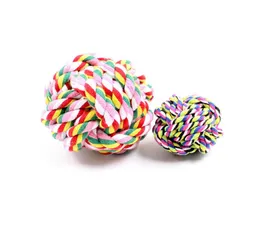 14A01 PET Cotton Ball Ball Ball Toven Dog Toy Toy Chew Ball Dog Chew Molars Play3615976