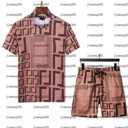 Designer neue Frauen T-Shirt Racksuits Herren Ärmel Hawaiihemd Shorts Sommer Casual Floral Beach Zweiteiler Herren Sets bis XXXL 02