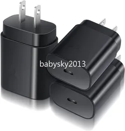 Carregador de parede PD USB-C de carregamento super rápido Mini adaptador de energia portátil Carregadores tipo C da UE para Samsung S20 S10 S22 S23 Note 10 IPhone 12 13 14 15 B1