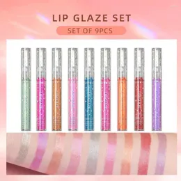 Lip Gloss Beautiful Liquid Lipstick Long Lasting Non-stick Cup Pearlescent Shine Fit Lips Tint Woman Supply