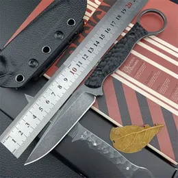 Toor Anaconda US Knife 8Cr13Mov Stonewashed Fixed Blade Knives Tactical Straight Knife G10 Handle Sharp utomhusjakt EDC Tool med Kydex Sheath 535 3300 15080