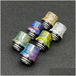 Accessories Epoxy Resin With Ss Drip Tips 810 Tip Moutiece For Standard Thread Smoking Wide Bore Dhs Drop Delivery Home Garden House Dh0Do