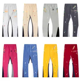 Fashion and Comfort Gallery Pants Department Men's and Women's Sweatpants Spotted lettering Men's couple baggy flares Multi-purpose straight casual pants size S-XL