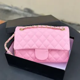 Borsa firmata, pelle di alta qualità, rosa, classico alla moda, must-have di lusso da donna