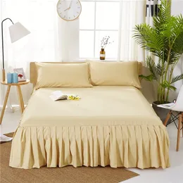 Bed Skirt Deluxe einfarbige Staubschutzmatte 1,2 m/1,5 m/1,8 m Baumwolle 230410