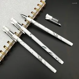Kinesisk stil kawaii 0,5 mm påfyllningssignatur gel penna diy vit färgad brevpapper gåva göra skrivskolan leveranser
