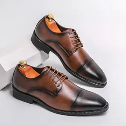 Pendenza Uomini Scarpe Casual Blocco 2024 Punta Punta Ufficio Affari Vestito Appartamenti Scarpe Per Gli Uomini Classico Colore Solido Moda Primavera Autunno Scarpe