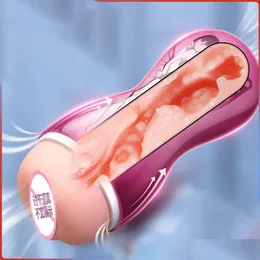 Outros itens de massagem Masturbador masculino copo para boquete chupando hine vagina macio apertado buceta manual treinador aeronaves homens adt brinquedos drop de dh7vr