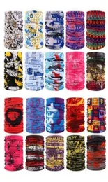 Tomada máscara ao ar livre bandana multifuncional headwear bandana esportes neckwarmer sem costura lenço mágico pescoço gaiter pesca máscara facial3338281