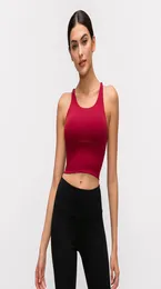 01 reggiseni Yoga Abiti sportivi top crop in tinta unita che attraversano bellezza senza schienale abbigliamento da palestra sexy vestiti da corsa1978352