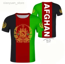 남자 티셔츠 아프가니스탄 티셔츠 무료 커스텀 이름 번호 AFG 슬램 아프가니스탄 아랍 티셔츠 페르시아 파슈토 이슬람 인쇄 텍스트 사진 플래그 AF 옷 M230409