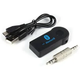 무선 Bluetooth 범위 자동차 보조 오디오 음악 수신기 어댑터 35mm 스트리밍 A2DP 자동차 키트 핸즈프리 폰 ejth