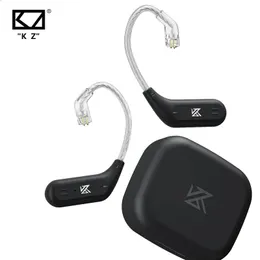 Mobiltelefonörlurar AZ09 HD Bluetooth 5.2 Ear Hook Headset Cable Hifi Wireless Upgrade Cable med laddningsfodral Z1 S2 ZSTX Z1 ZSX DQ6 ZS10 Pro 231109