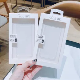 Universal Paper Retail Phone Case Packages Box för iPhone 15 Samsung Mobile Packaging Boxes With Inner Insert Hook Fit 14 13 12 11 Plus Pro Max Mini XR X XS S21 Note 10 20 20