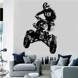 Wall Stickers Wall decals for four-wheel bicycles off-road four-wheel bicycles family bedrooms children's rooms youth offices decorative art gifts 230410