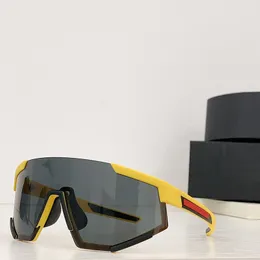 Mens Designer Sports Sunglasses SPS 04W women Linea Rossa Impavid Glasses Wrap Nylon black frame Slate lenses 100% UVA/UVB protection SIZE 139-125 with Original box