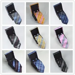 2023 Men's European and American style high-end custom tie big brand classic B plaid tie cuff handkerchief suit everything matching personality