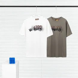 Womens Designer t shirt Shirt High Edition Lian Ming Summer Mutual Direct Jet Printing OS Unisex T-shirt Sleeve