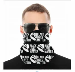 BLM Black Lives Matter Senza cuciture Ghetta per il collo Scudo Sciarpa Bandana Maschere per il viso Protezione UV per motociclismo Ciclismo Equitazione Corsa He4862674