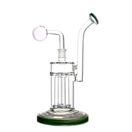 Mobius Glass Bongs Tubos de água 4 Matrix Filtro Cheedy Dab Rigs de 10,5 polegadas Bongueira Bonga Shisha com 14mm de tubulação de queimador de óleo macho